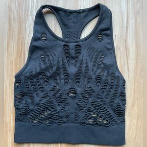 Alo Yoga - ripped halter tank